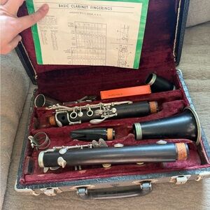 Black Clarinet with Case